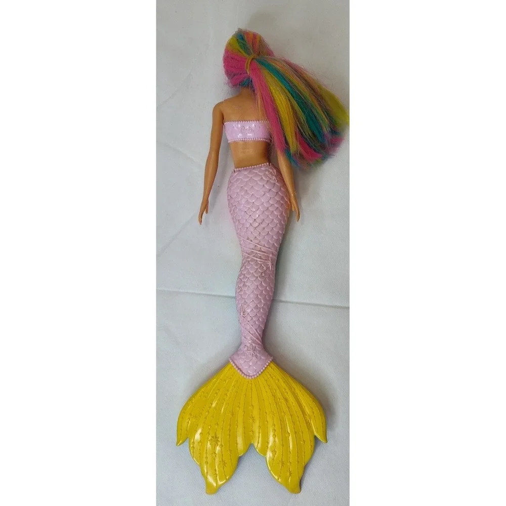 ☑️Barbie Dreamtopia Mermaids Lot Of 3 Colorful See Pictures Moves Limits Battery
